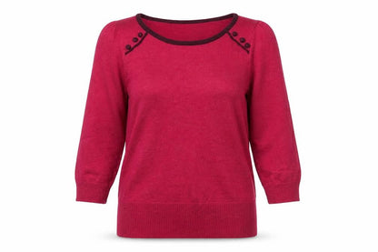 Front view of Debenhams Women's Pink jumper, size 8