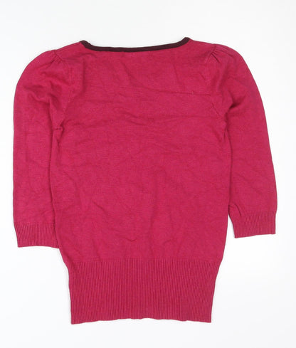 Debenhams Women's Pink Pullover Jumper Size 8
