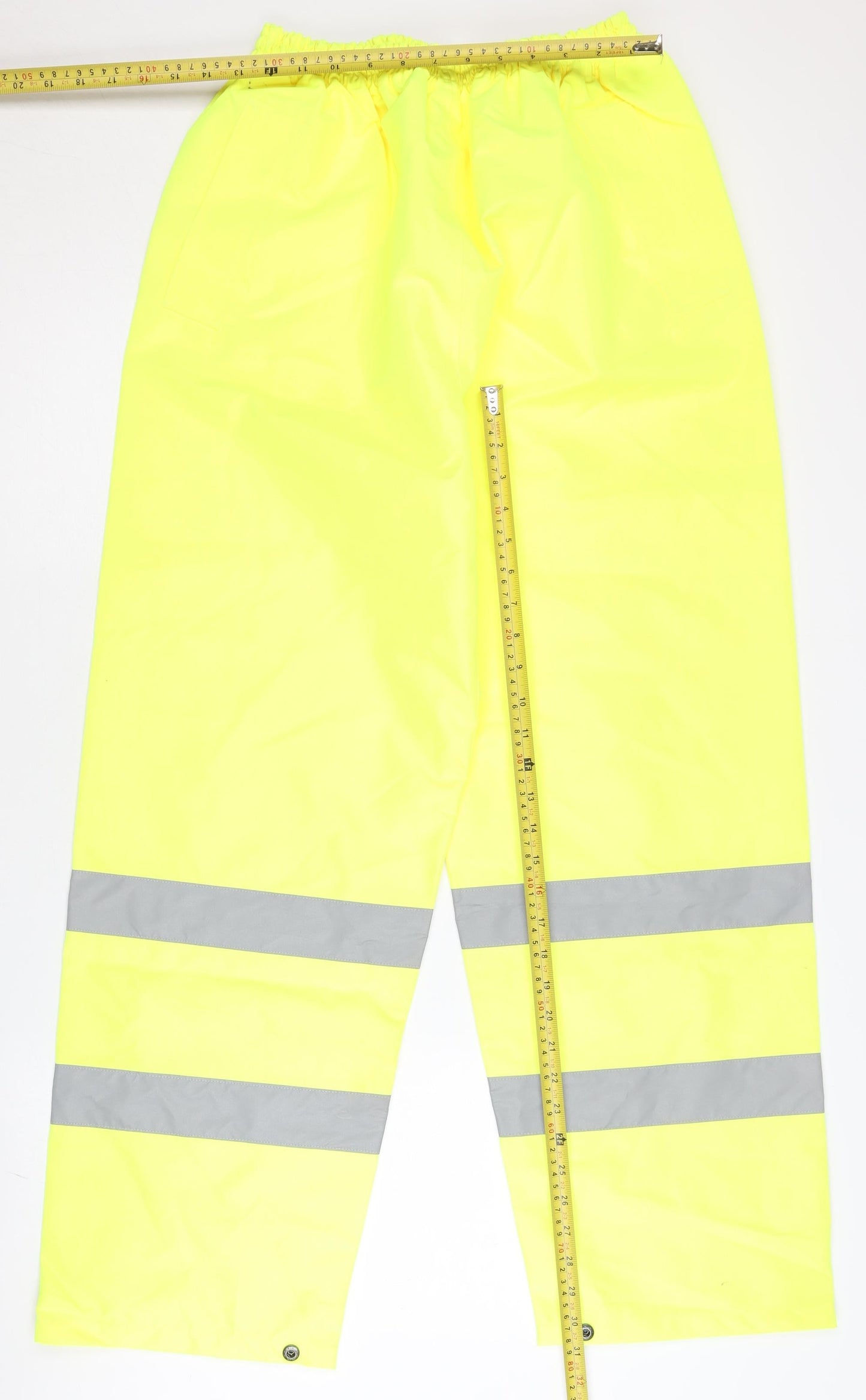 Dimensions Corporatewear Mens Yellow Rain Trousers M