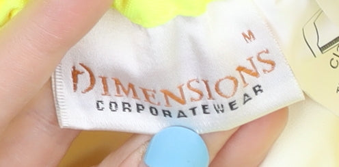 Dimensions Corporatewear Mens Yellow Rain Trousers M