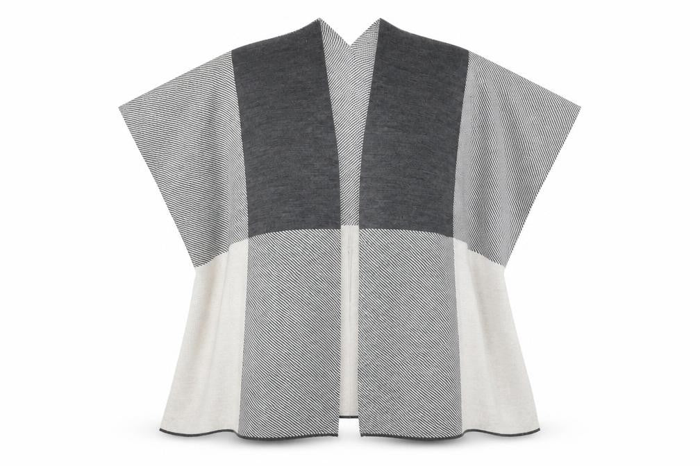 Womens UK Size One Size Wallis Grey Cape Jumper