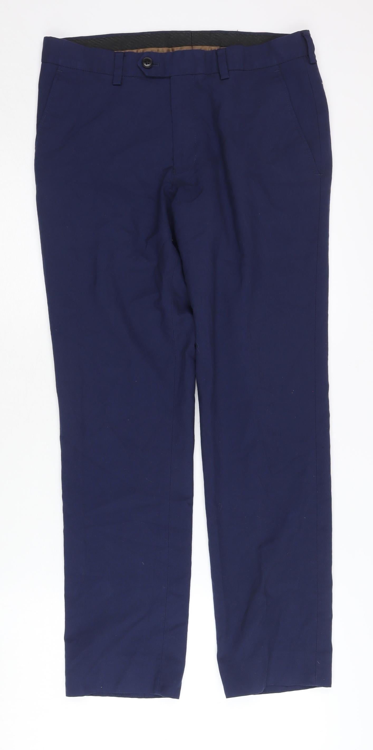 Next Men's Blue Chino Trousers Size M