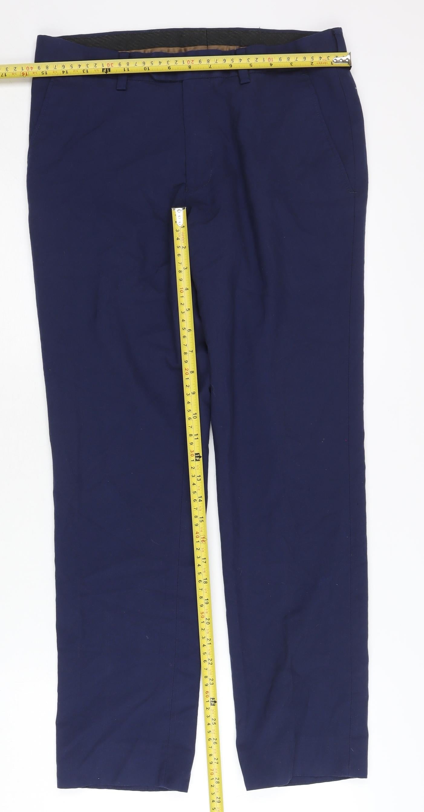 Next Men's Blue Chino Trousers Size M