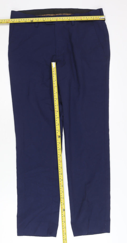 Next Men's Blue Chino Trousers Size M