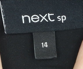 Next Women's Blue Floral Lace Dress Size 14