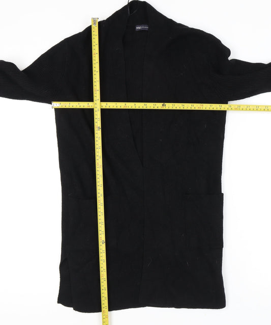 Womens UK Size 12 Marks and Spencer Black Cardigan Jumper