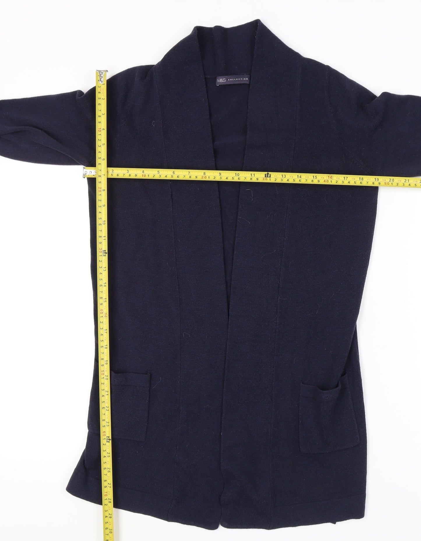 Womens UK Size 10 Marks and Spencer Black Cardigan Jumper
