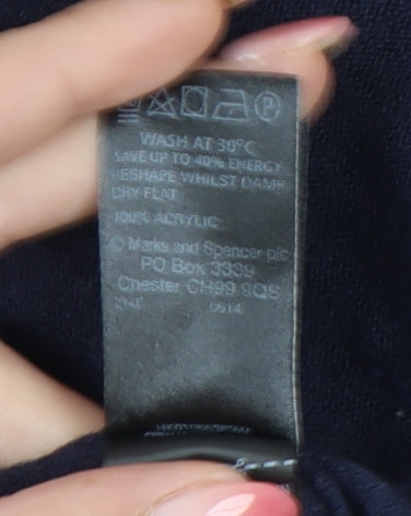 Womens UK Size 10 Marks and Spencer Black Cardigan Jumper