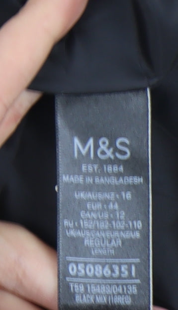 Marks and Spencer Women’s Black Pencil Skirt Size 16