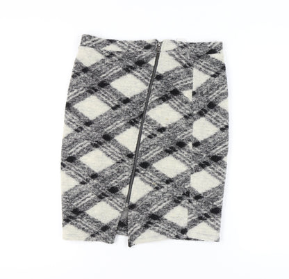 Next Women's Multicoloured Wool Pencil Skirt Size 10