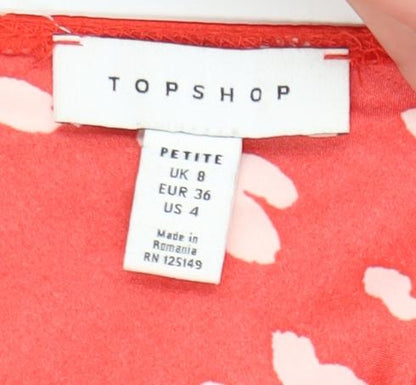 Womens UK Size 8 Topshop A-Line  Skirt