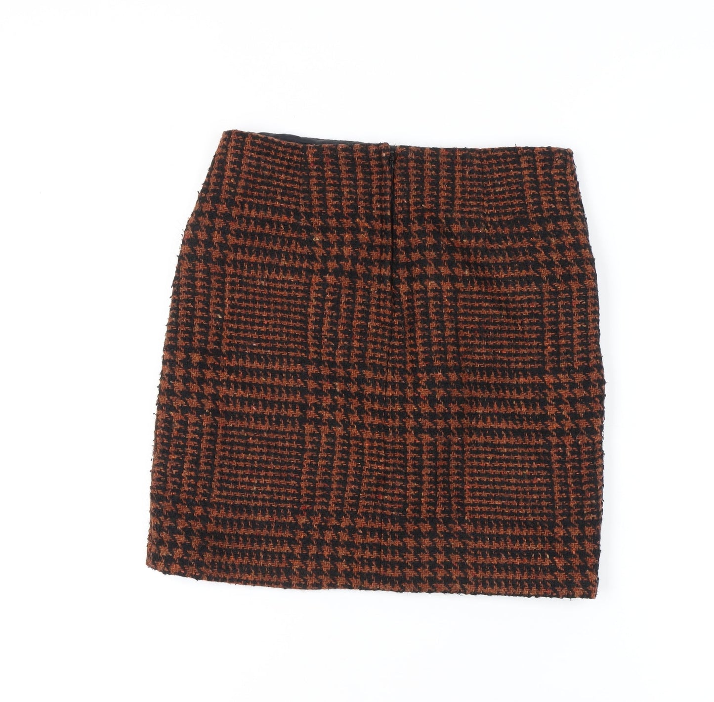 New Look Women's Multicoloured Check Pencil Skirt Size 8
