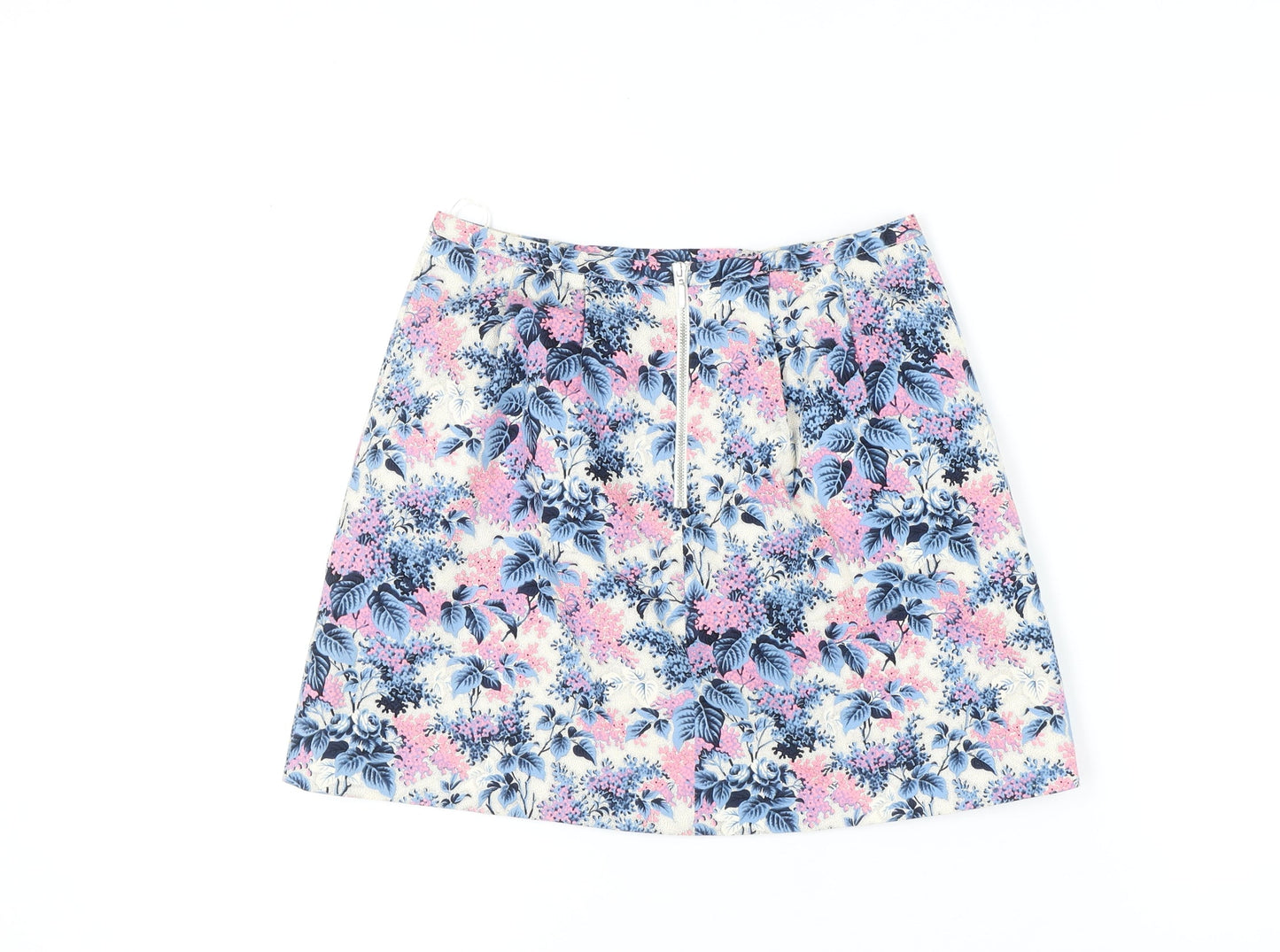 Oasis Women's Multicoloured A-Line Floral Skirt Size 10