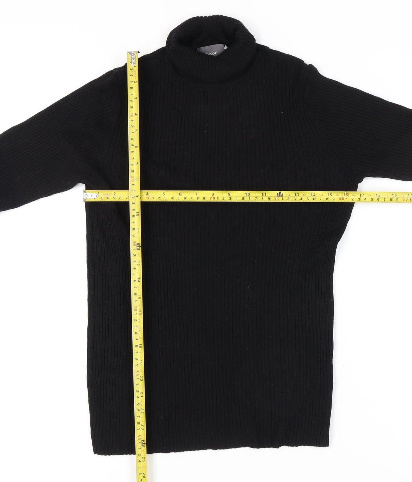 Womens UK Size L Yessica Black Pullover Jumper