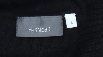 Womens UK Size L Yessica Black Pullover Jumper