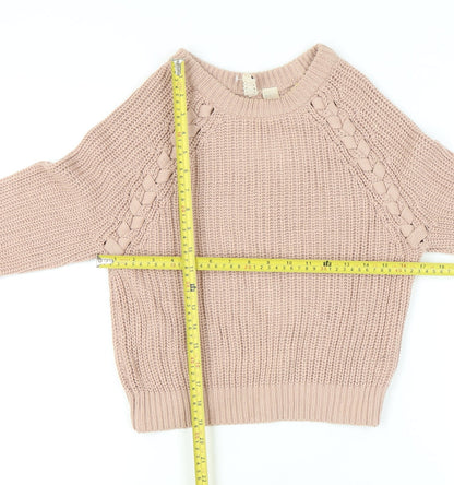 Womens UK Size XS Divided Beige Pullover Jumper