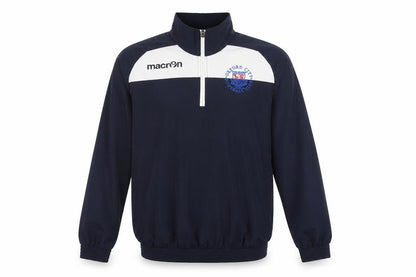 Mens UK Size M Macron Blue 1/2 Zip Sweatshirt