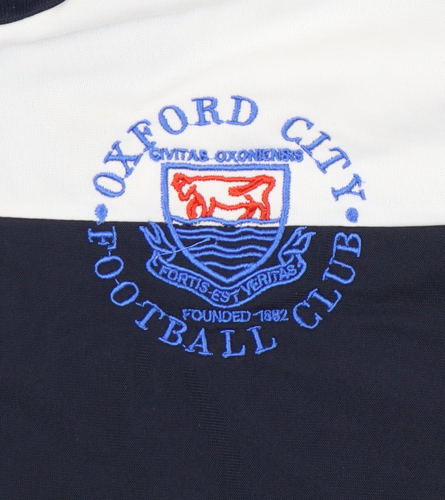 Mens UK Size M Macron Blue 1/2 Zip Sweatshirt