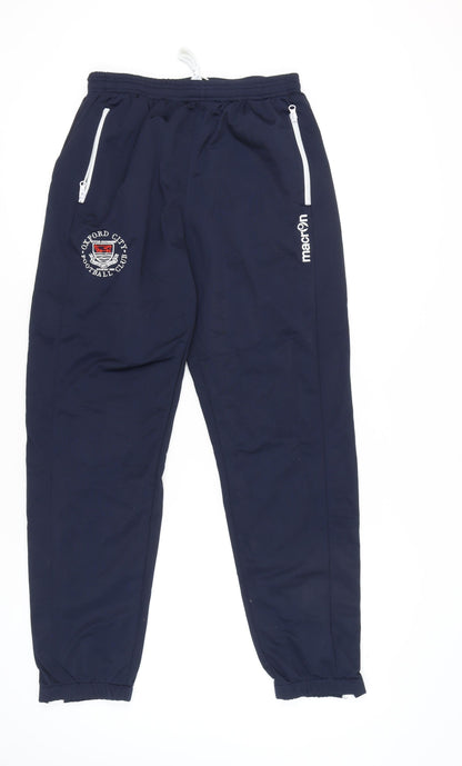 Macron Men's Blue Jogger Trousers L