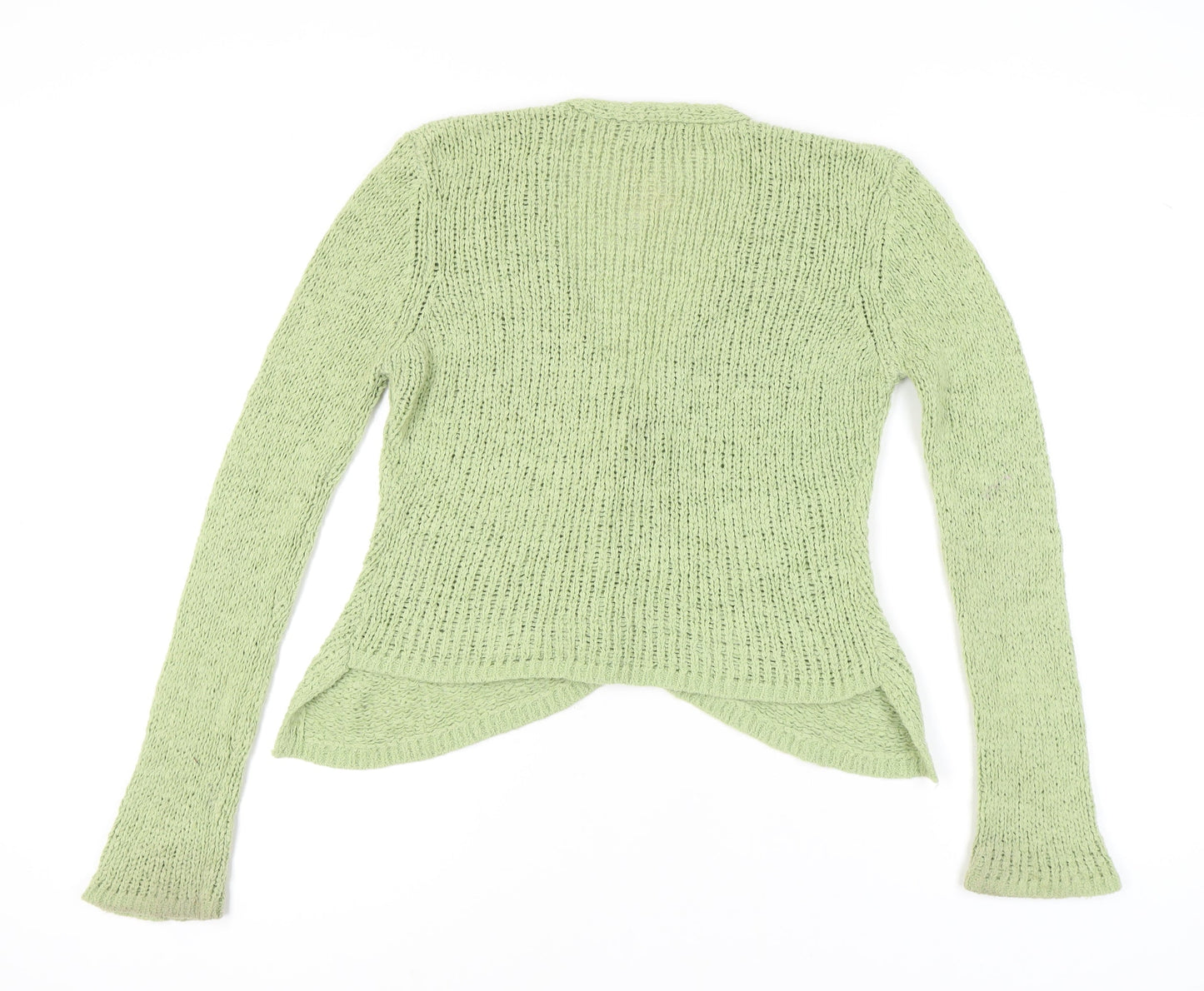 Womens UK Size M Marks and Spencer Green Cardigan Jumper