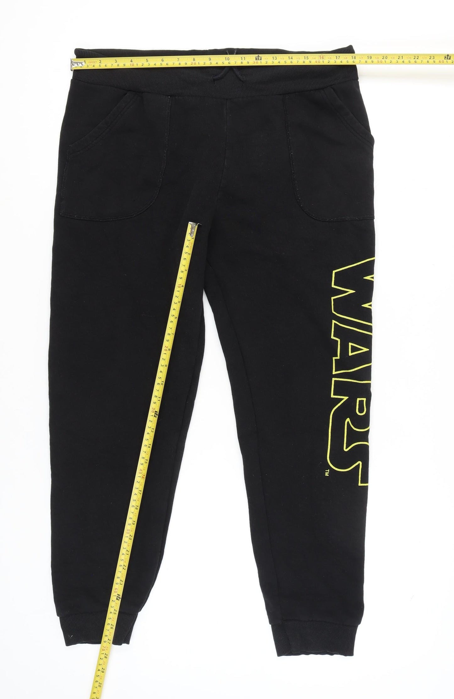 Star Wars Men's Black Joggers - Medium, Soft Cotton