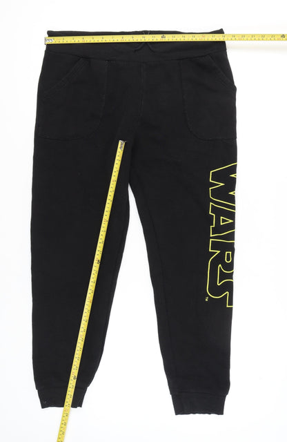Star Wars Men's Black Joggers - Medium, Soft Cotton