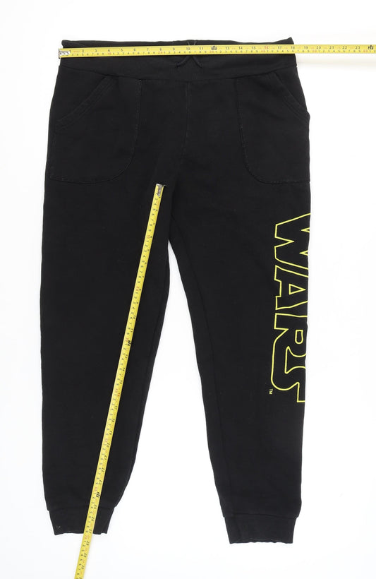 Star Wars Men's Black Joggers - Medium, Soft Cotton