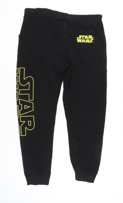 Star Wars Men's Black Joggers - Medium, Soft Cotton