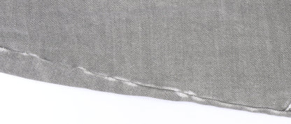 Mens UK Size L Crew Clothing Company Grey Henley Sweatshirt