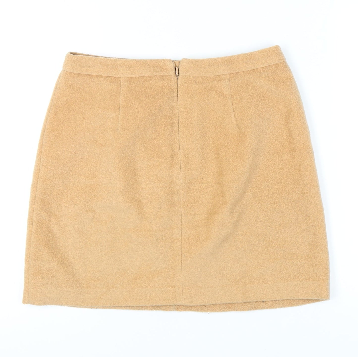 Marks and Spencer Women's Beige Knee Length Pencil Skirt, Size 12