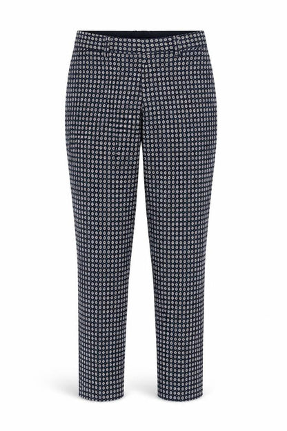 Theory Women's Blue Geometric Dress Pants 2XS