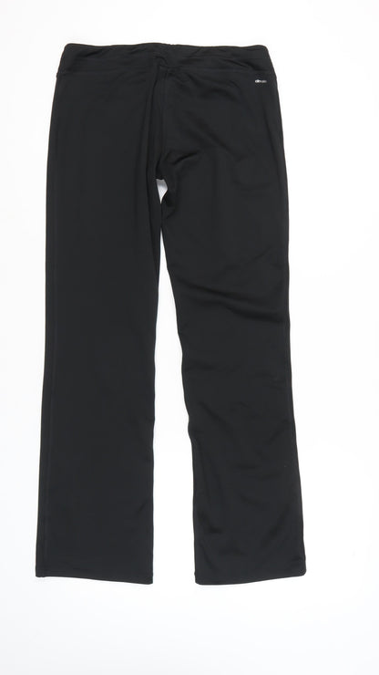 Adidas Women's Black Gym Trousers, Size L, Activewear