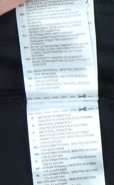 Adidas Women's Black Gym Trousers, Size L, Activewear