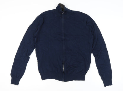 Calvin Klein Jeans Men's Blue Full Zip Jumper XXL