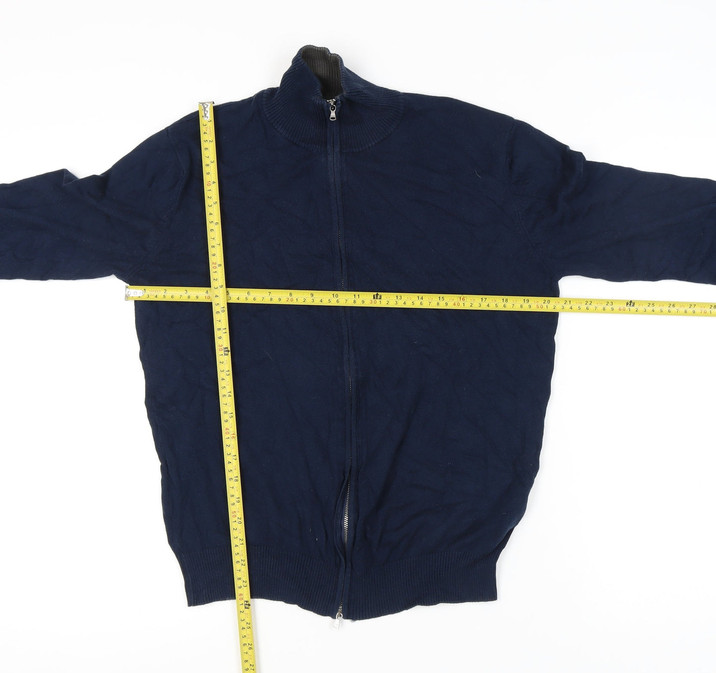 Calvin Klein Jeans Men's Blue Full Zip Jumper XXL