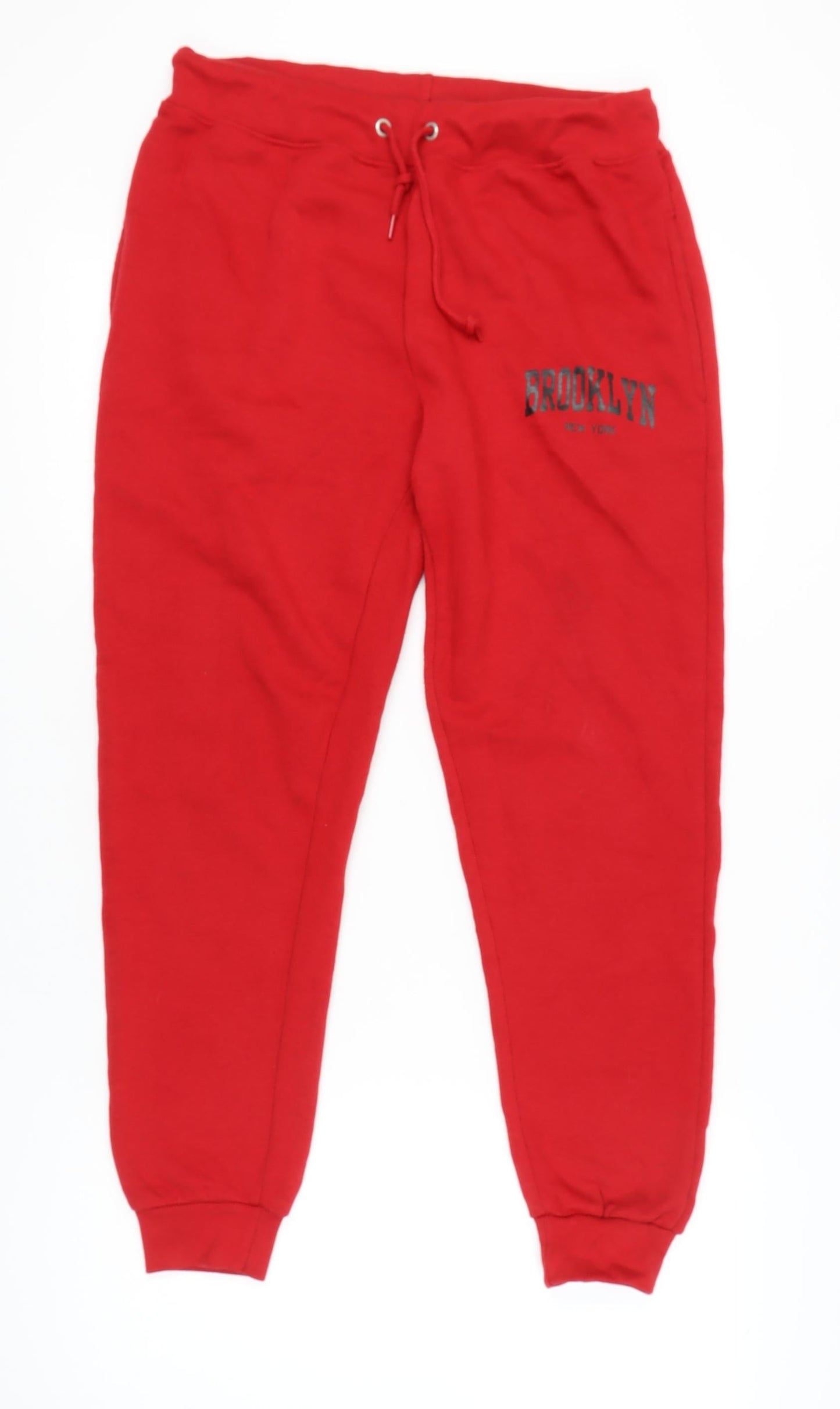 North West Red Jogger Trousers L Unisex with Logo