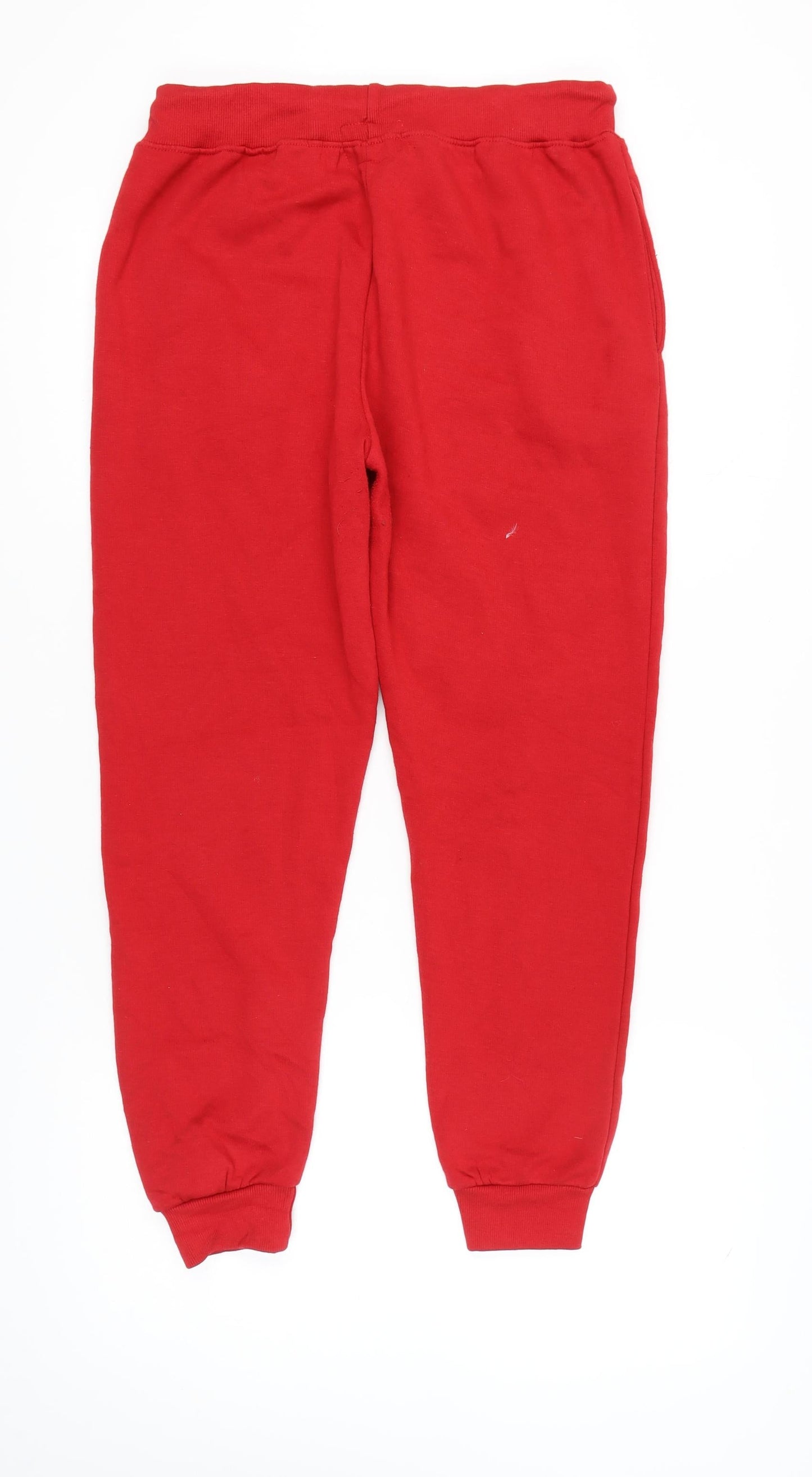 North West Red Jogger Trousers L Unisex with Logo