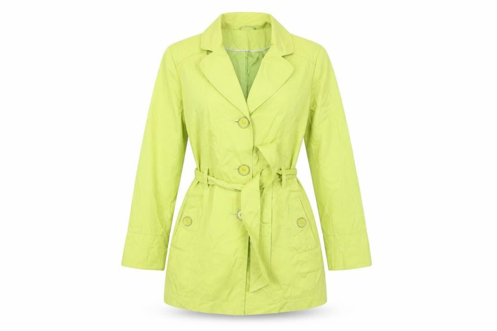 BHS Women's Green Trench Coat Size 16