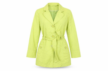 BHS Women's Green Trench Coat Size 16