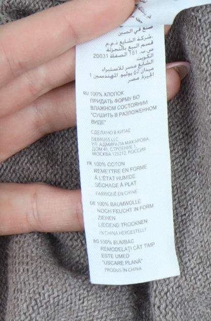 Maine New England Men's Beige Medium V-Neck Pullover Jumper