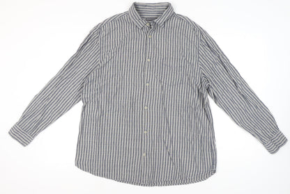 Rocha John Rocha Men's Striped XL Casual Shirt