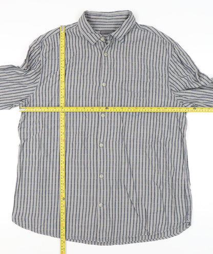 Rocha John Rocha Men's Striped XL Casual Shirt
