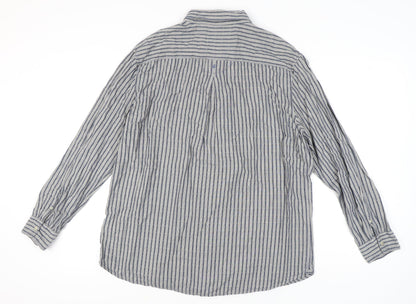 Rocha John Rocha Men's Striped XL Casual Shirt