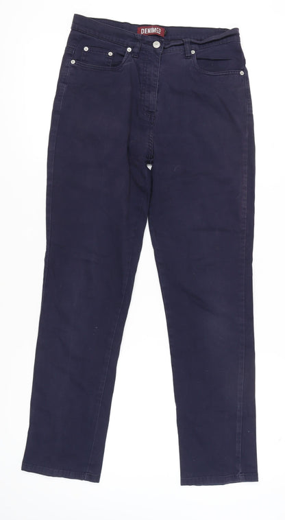 Denim Co Women's Blue Straight Jeans Size 12