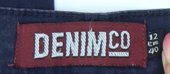 Denim Co Women's Blue Straight Jeans Size 12