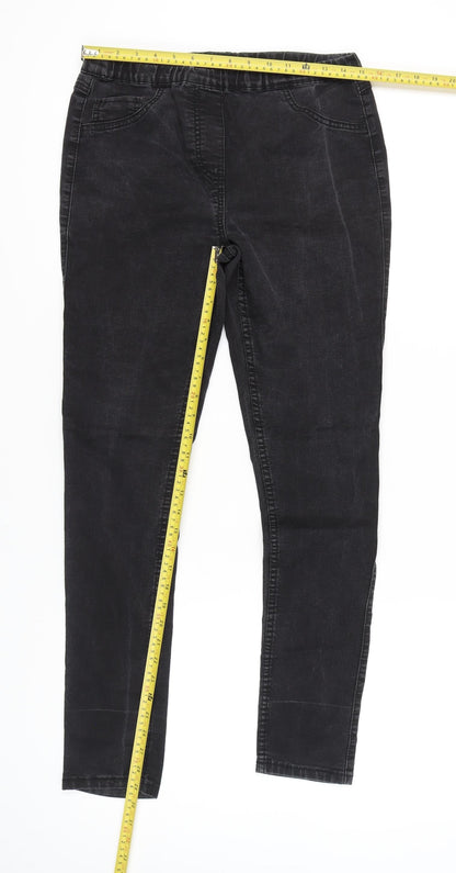 M&Co Women's Black Straight Jeans Size 12