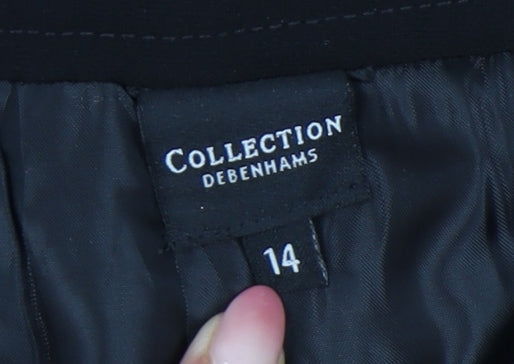 Debenhams Women's Black Midi Trumpet Skirt