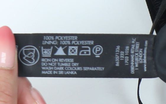 Debenhams Women's Black Midi Trumpet Skirt