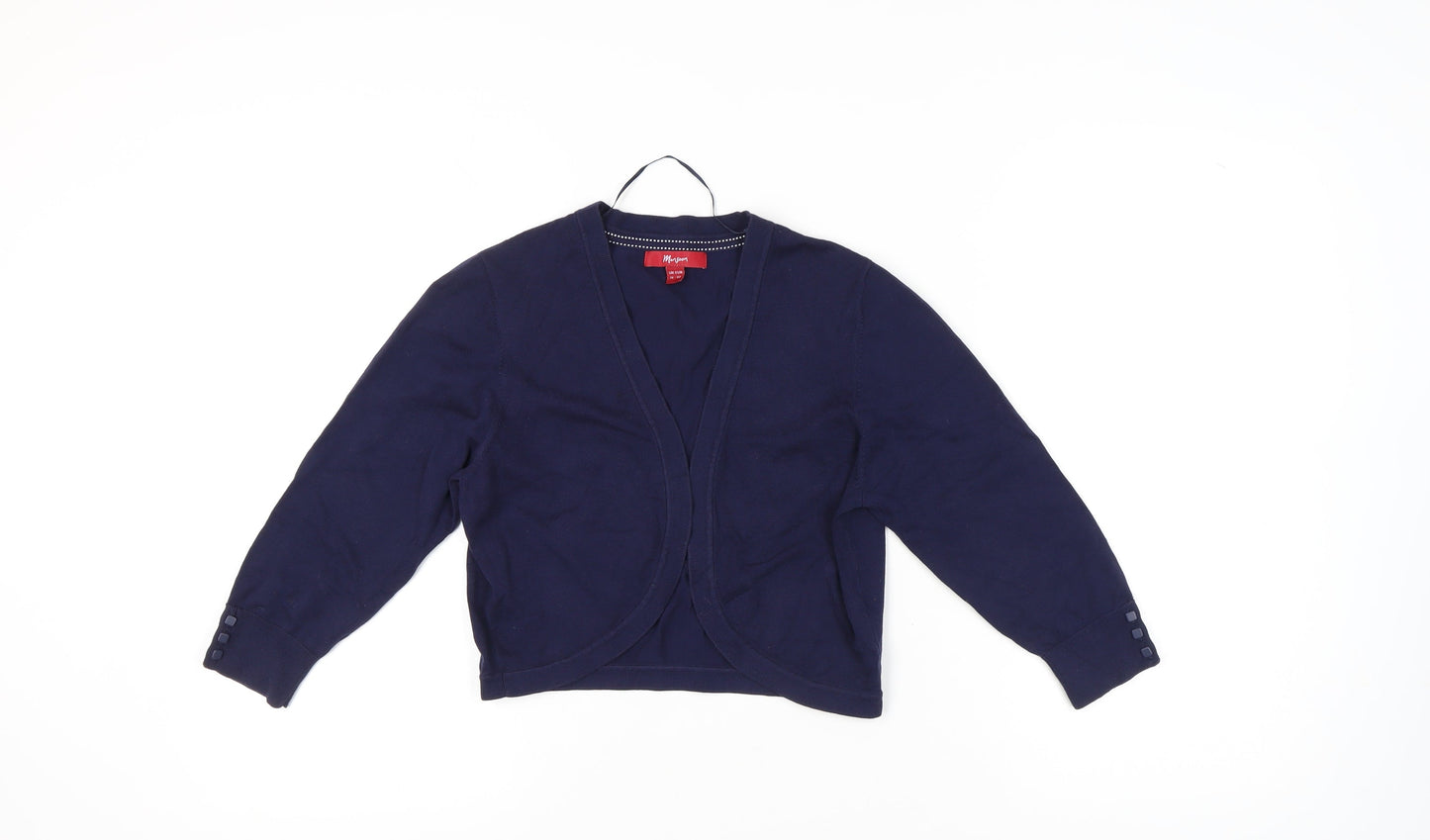 Womens UK Size 14 Monsoon Blue Cardigan Jumper