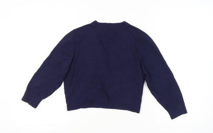 Womens UK Size 14 Monsoon Blue Cardigan Jumper